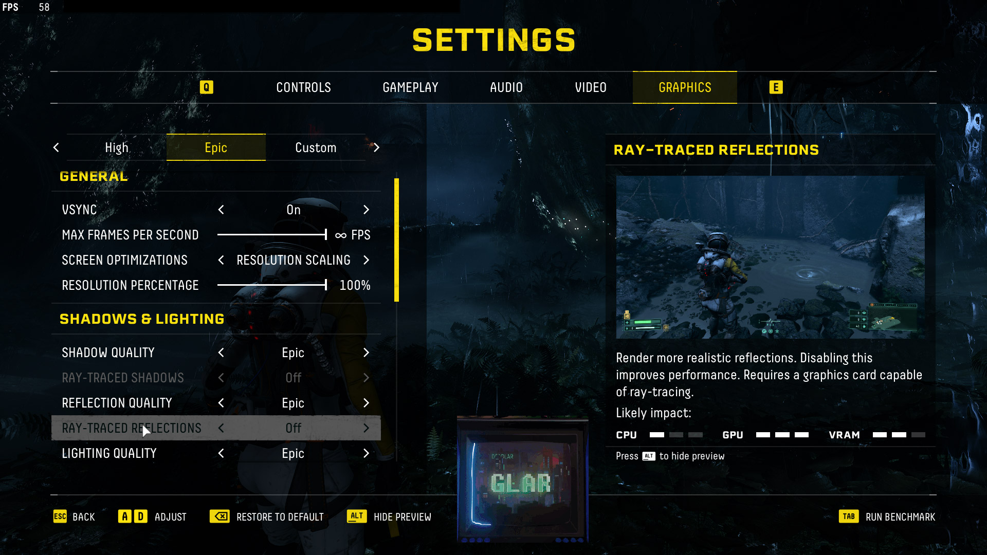 Leaked Returnal PC settings