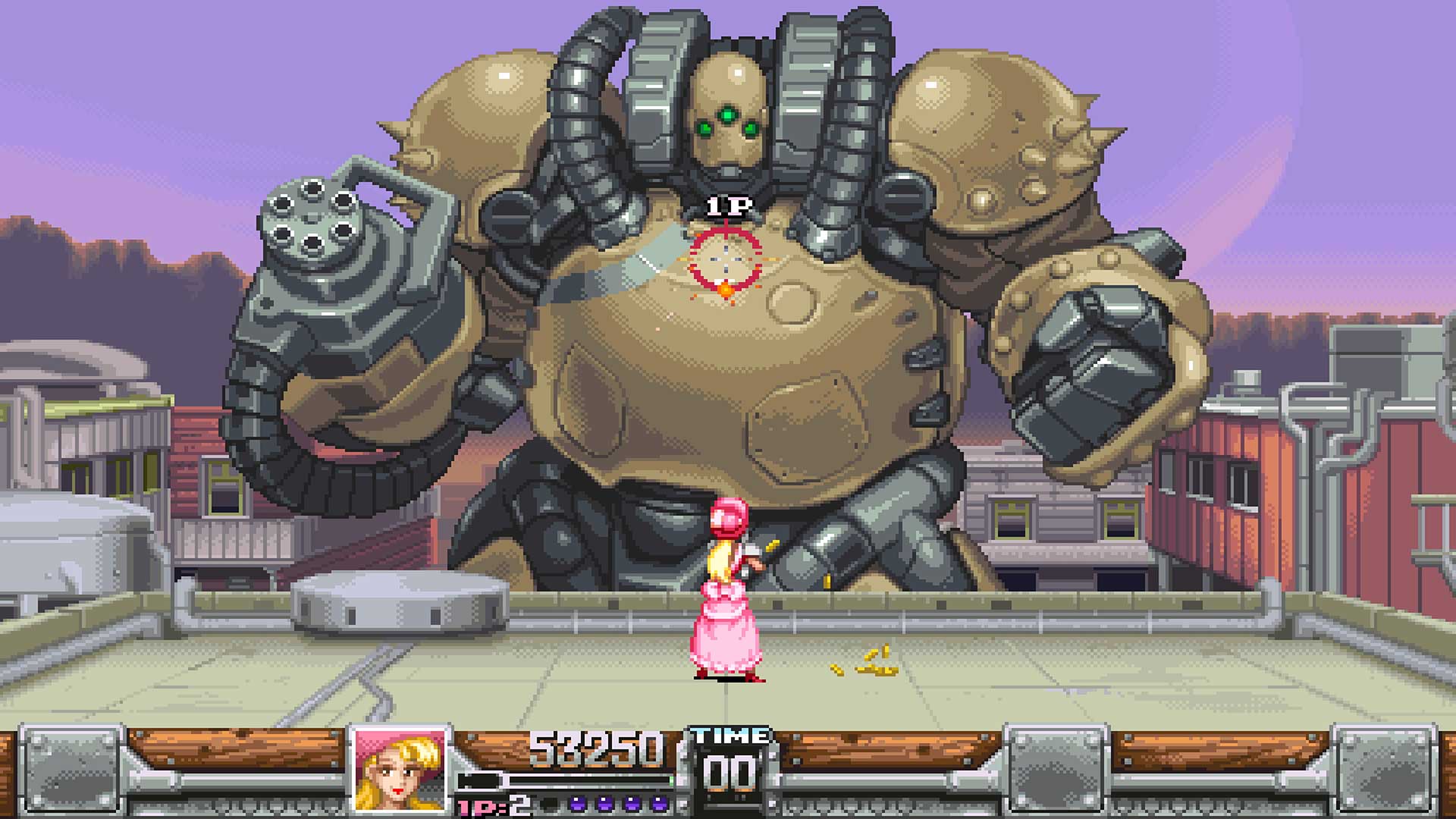 Wild Guns Reloaded Carson City boss screenshot