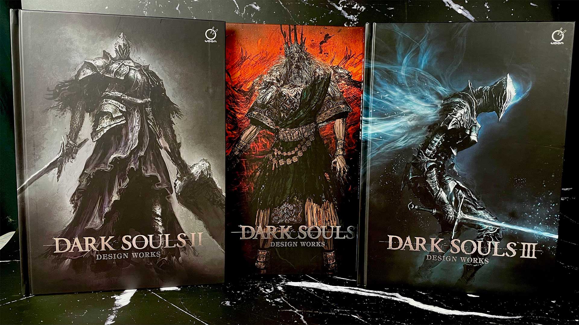 Dark Souls: Design Works trilogy reprint with new covers