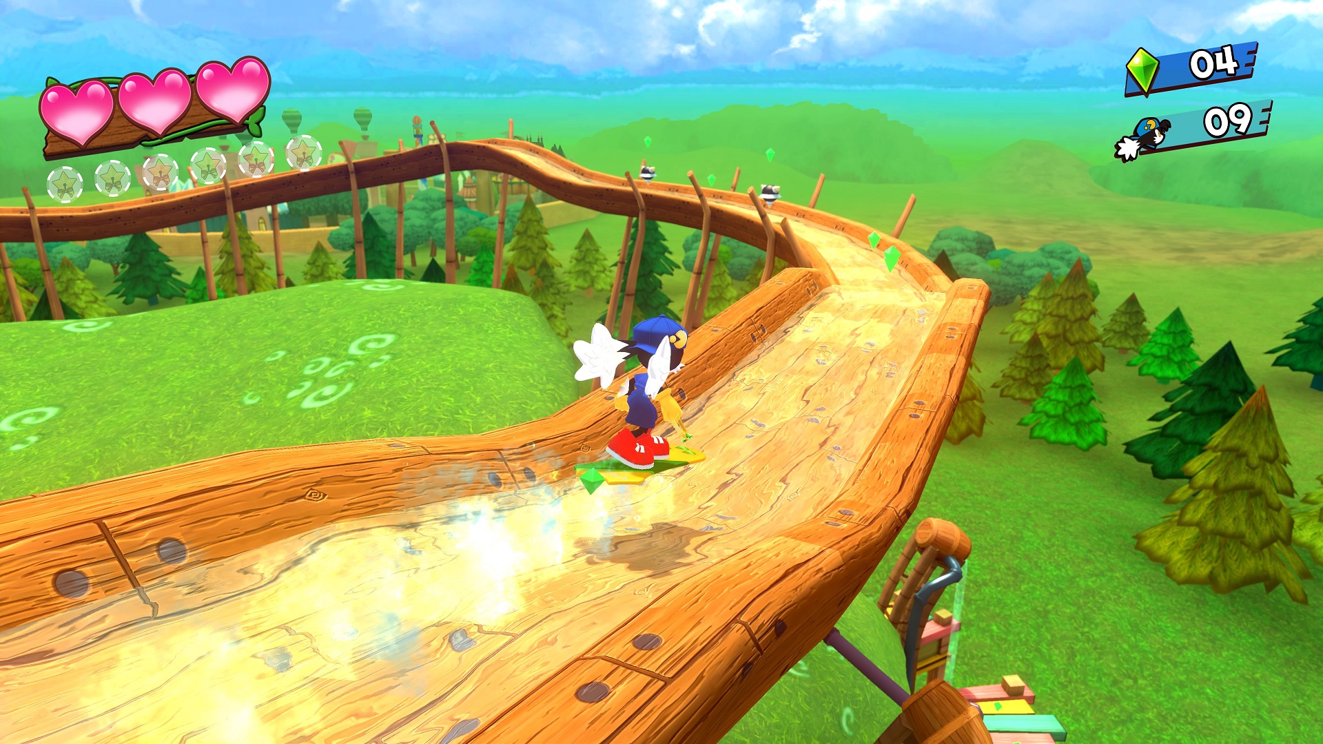 Klonoa Phantasy Reverie Series Hover Boarding