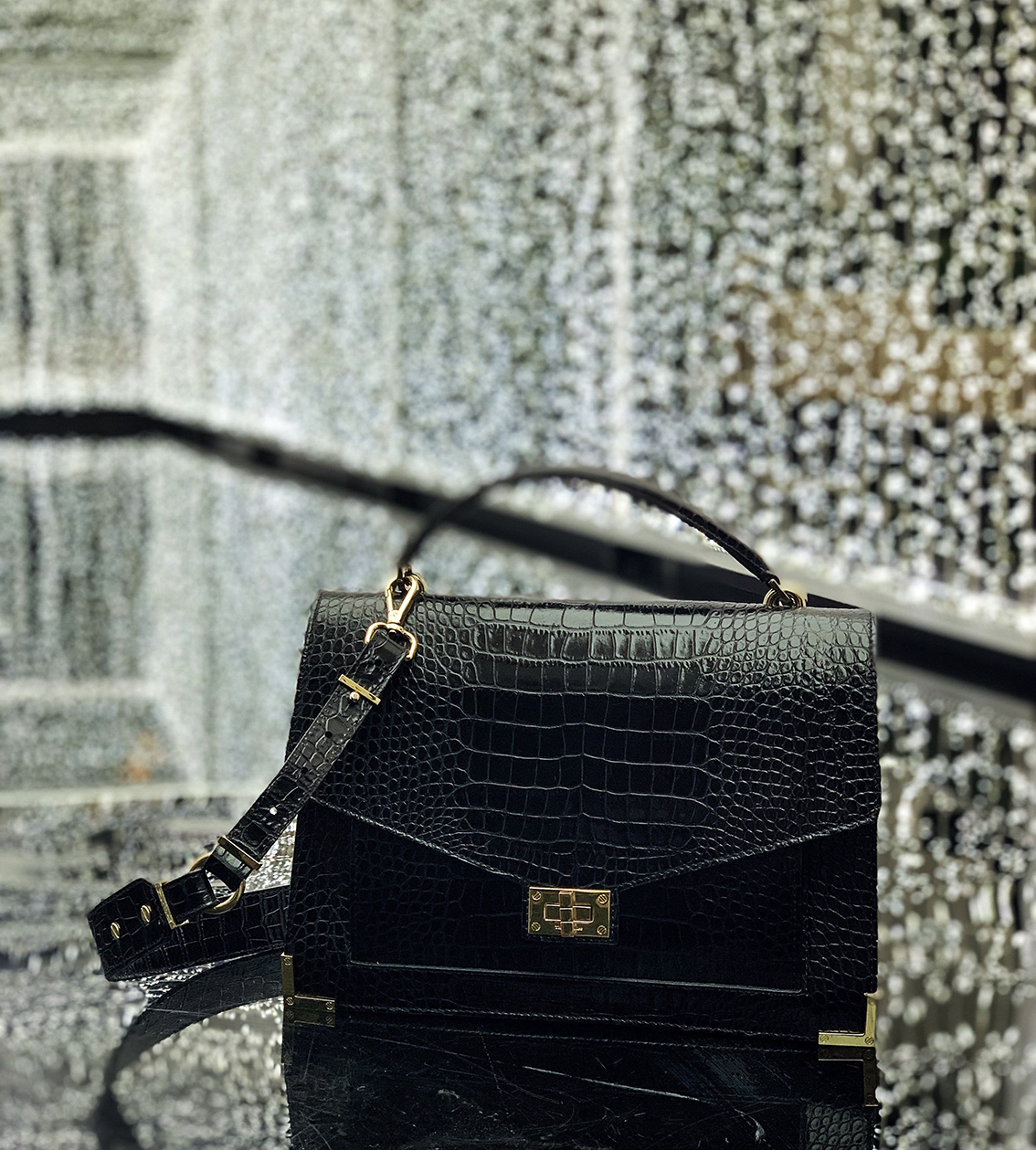 Mon Sac Emily The Kooples Facon Croco Dans Mon Sac De Fille