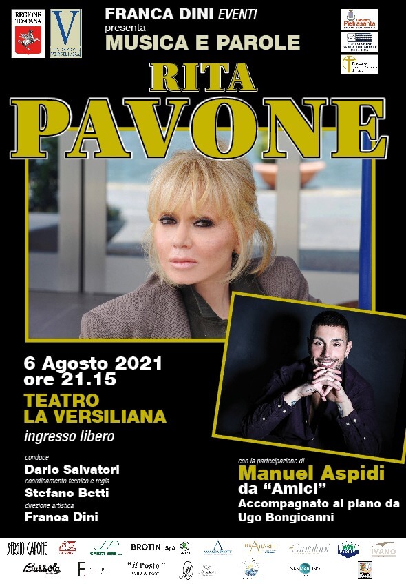 Rita Pavone Ospite Alla Versiliana Per Musica E Parole