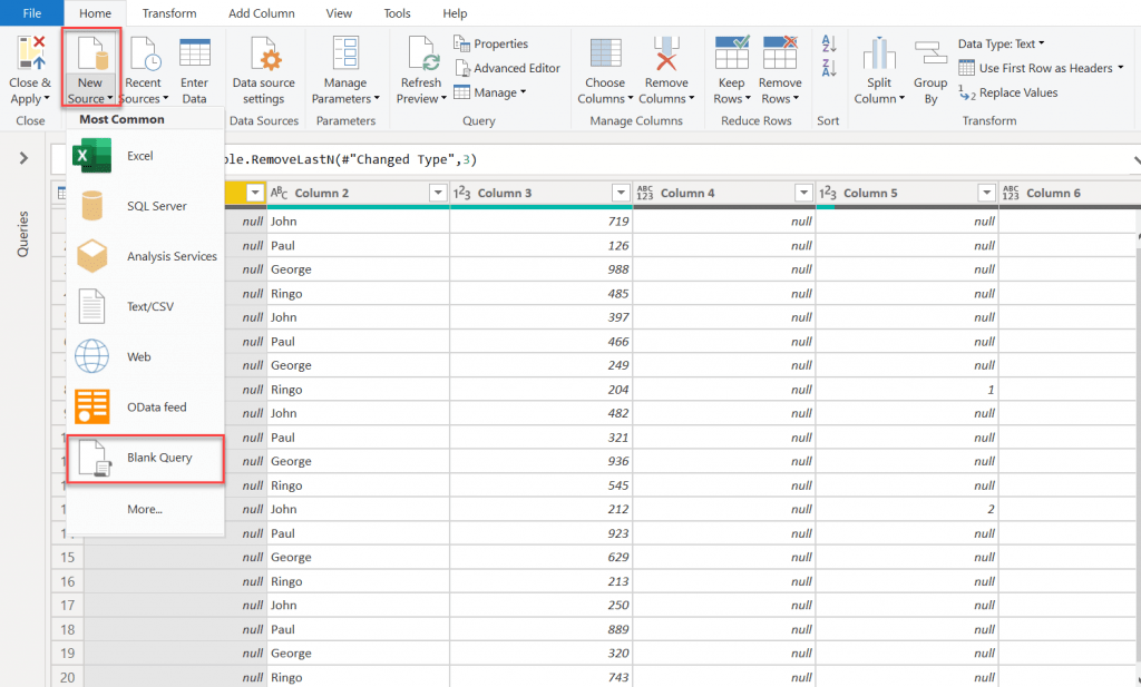 How To Remove Empty Columns In Power Query - Printable Forms Free Online