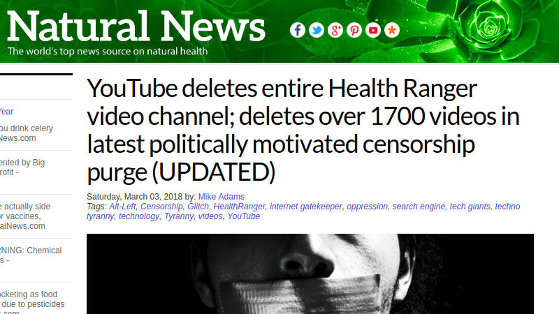 Natural News Archives Debunking Denialism