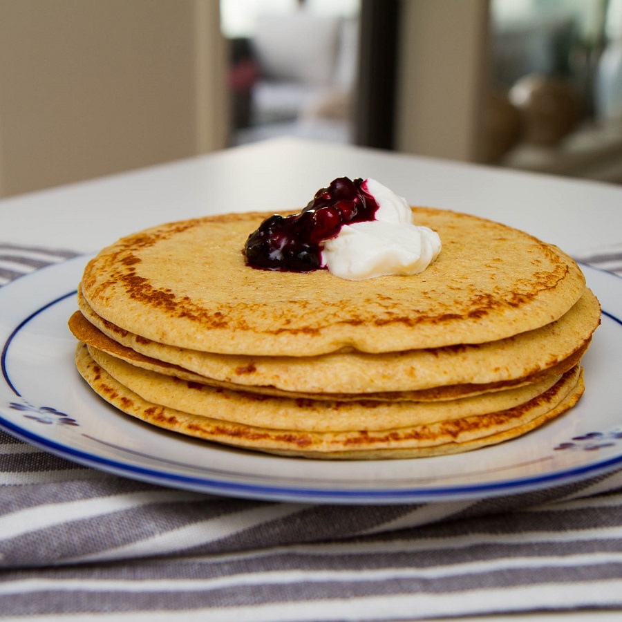 Cottage Cheese Pannekaker Det Glade Kjokken