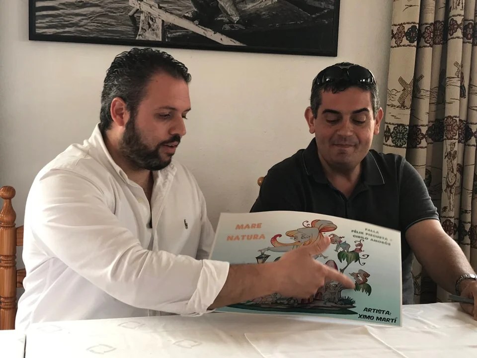 Fernando Llopis y Ximo Martí plantarán en Félix Pizcueta 8 IMG 0498 1