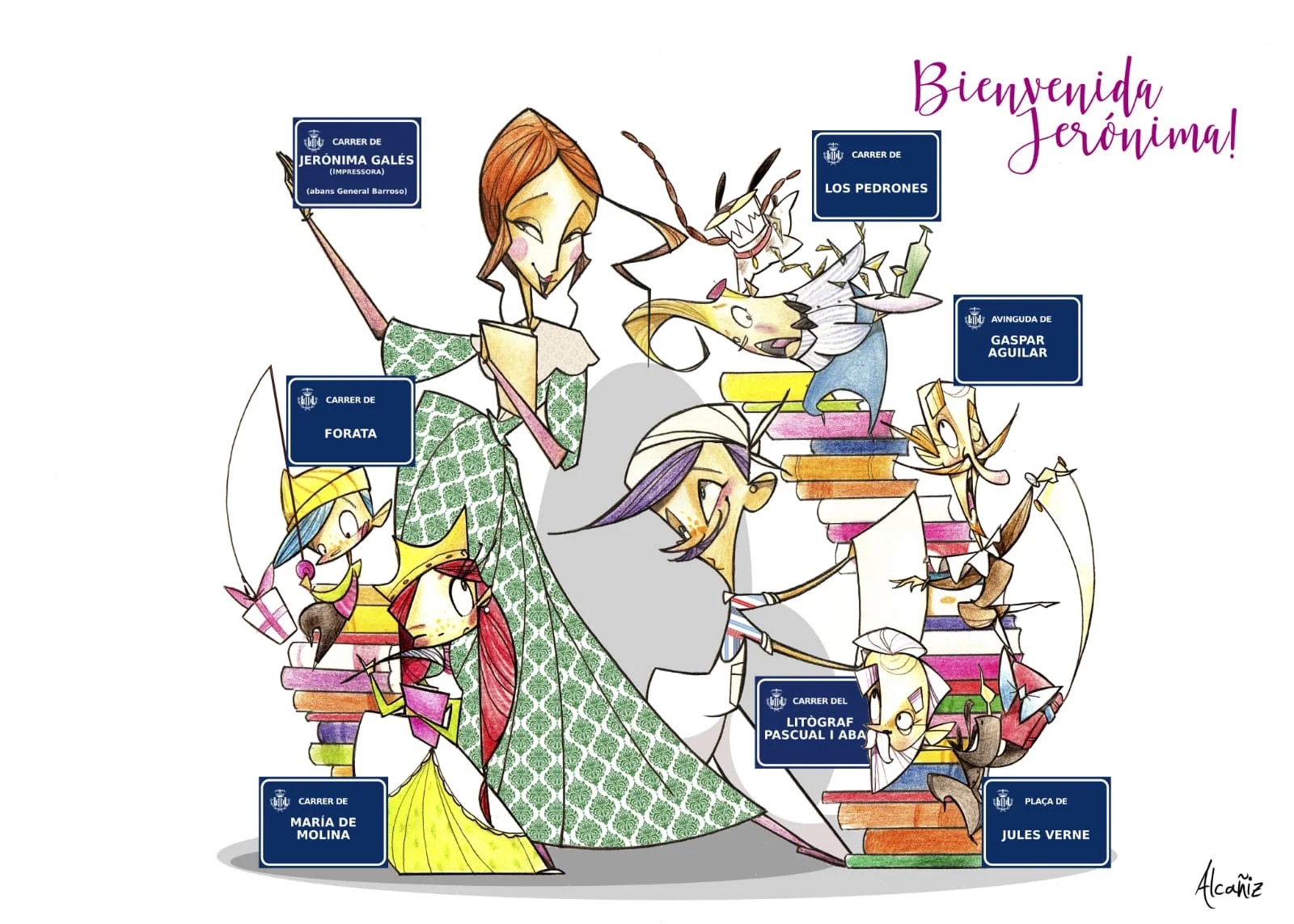 Bienvenida Jerónima 3 Boceto