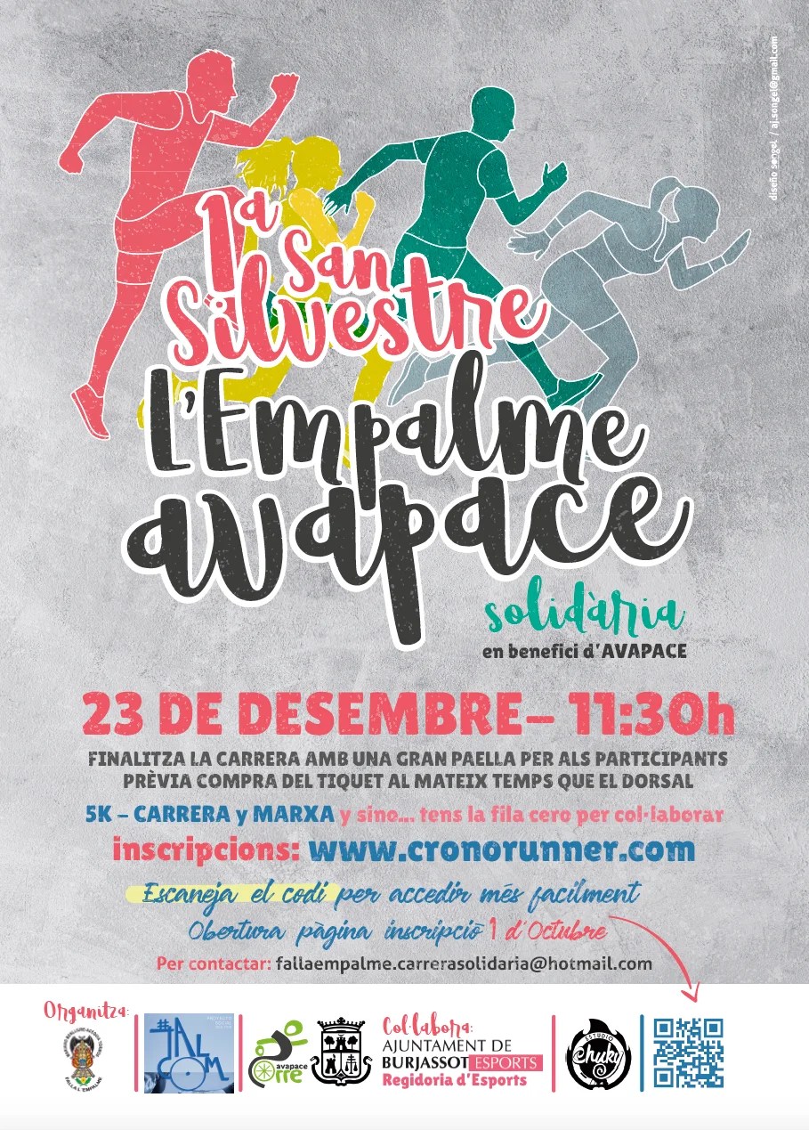 San Silvestre solidaria en L'Empalme 2 cartel san silvestre