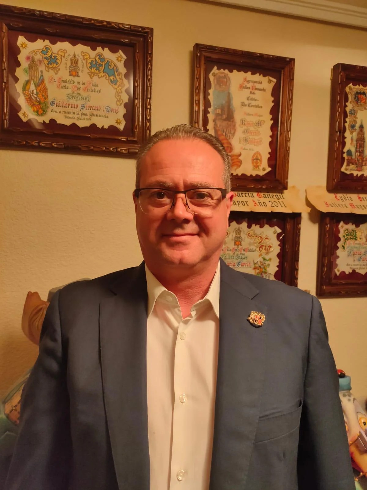 Guillermo Serrano continua al frente de la Agrupación de Fallas de Ruzafa