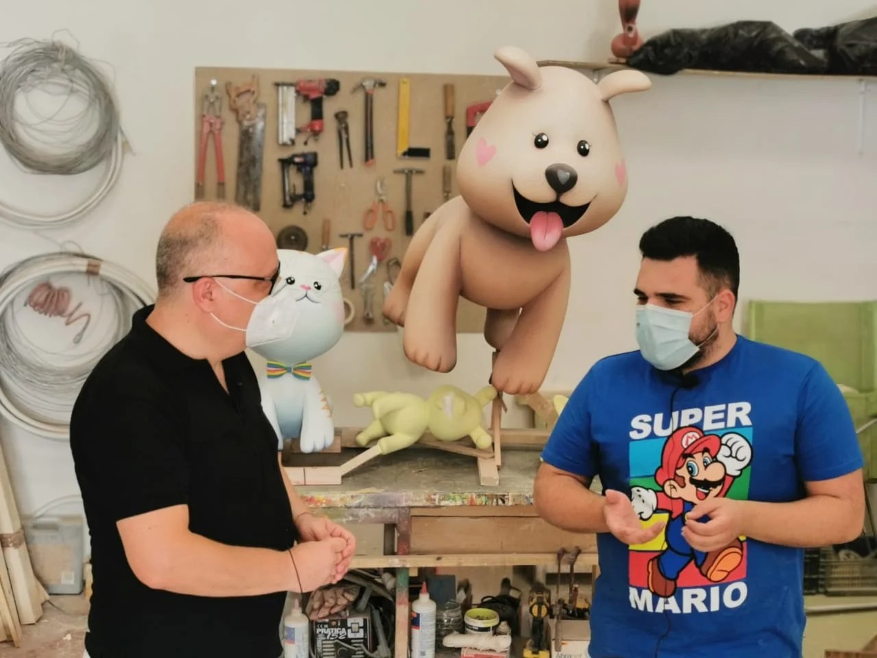 Conoce los Ninots solidarios de Mario Pérez – Vídeo Entrevista