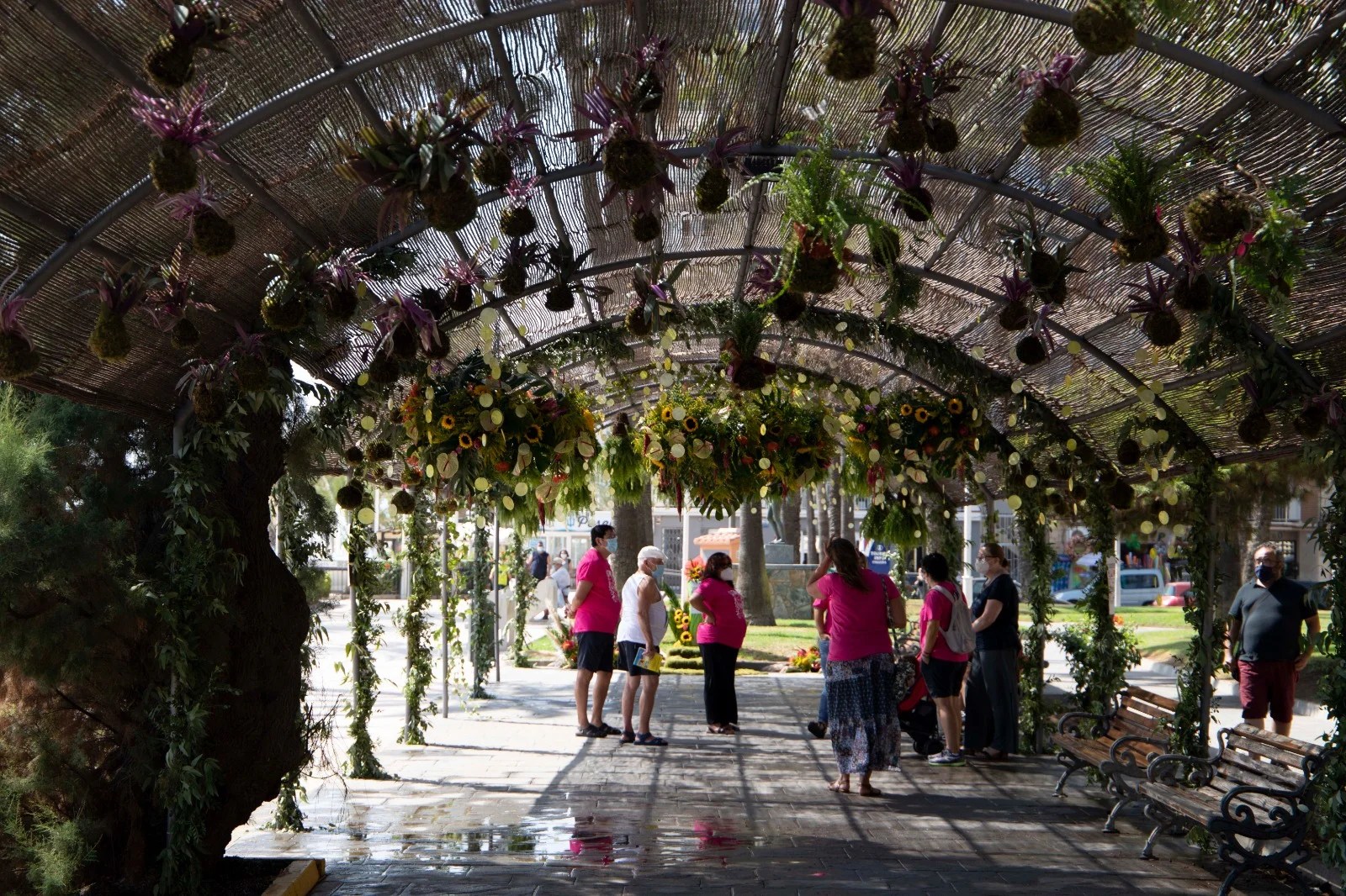 Los floristas recuperan la primavera decorando 20 municipios valencianos con ayuda de la Diputació 8 Cullera 4
