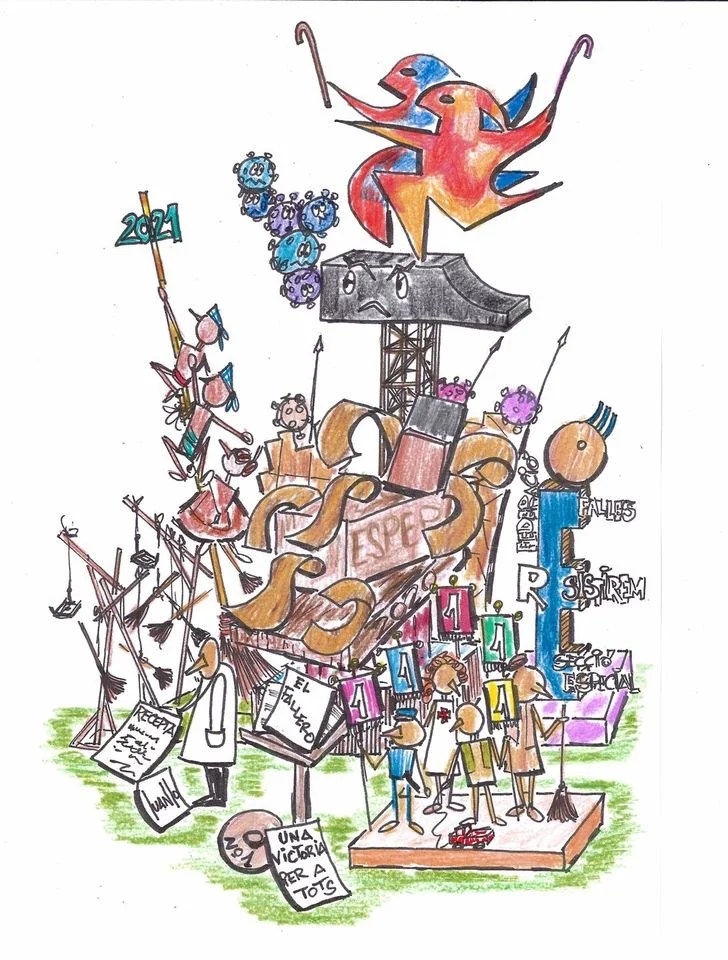 Las Fallas de Especial celebran junto al mar "Una Festa per a Tots" 3 119984216 1635241629971414 5166143628403291845 o