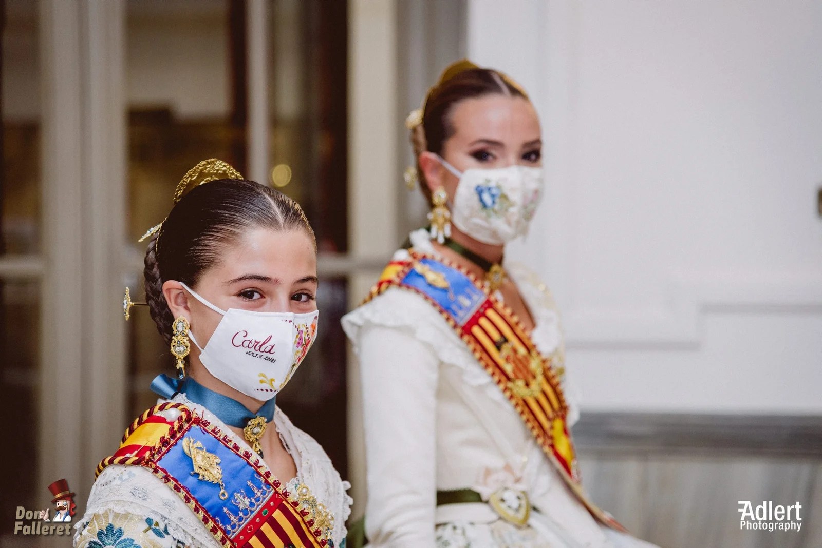 Carla García y Consuelo Llobell serán este sábado oficialmente las Falleras Mayores de València 2021 7 ADL9042