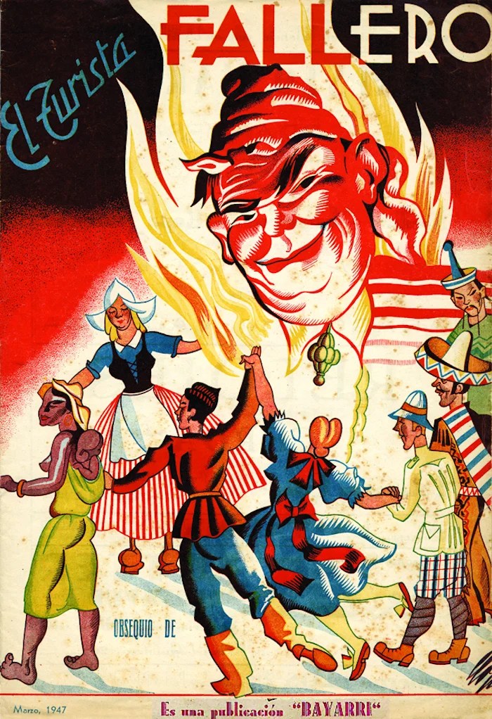 El Turista Fallero presenta una exposició dels seus 80 anys a la Universitat de València 3 P19471949 2