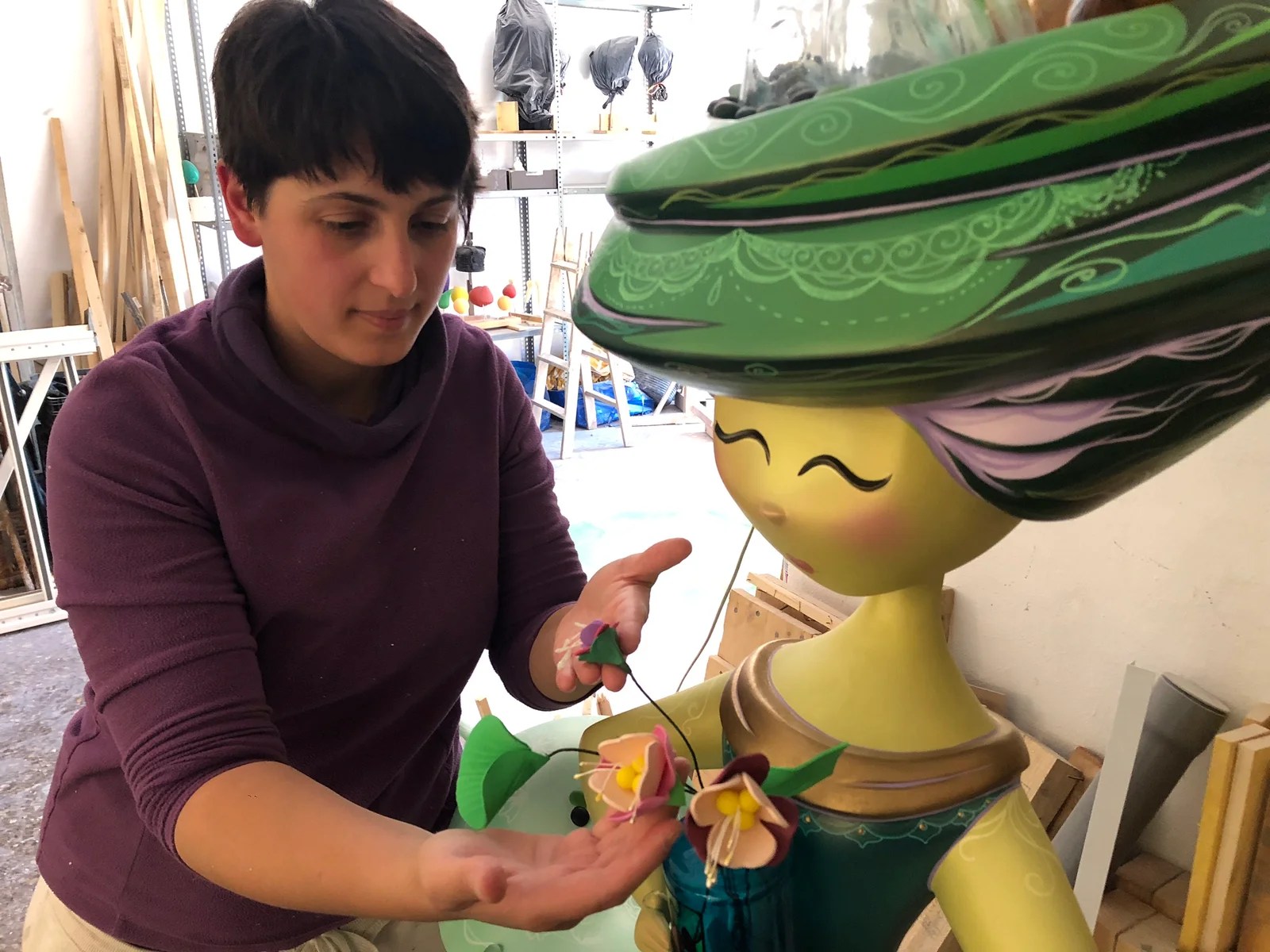 Tedi Chichanova es la mujer que quiso hacer Fallas IMG 6849