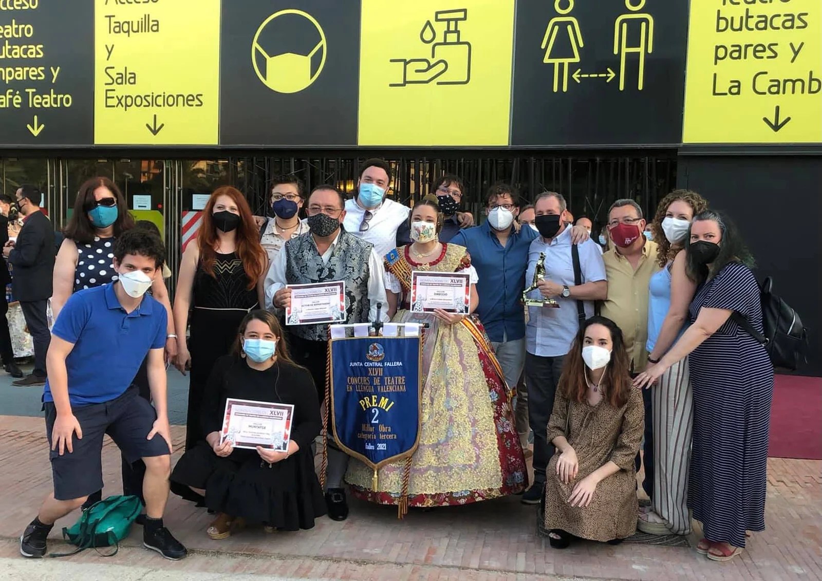 La Gala de la Cultura pone el punto de inicio hacia las Fallas 2021 de septiembre 40 Pintor Salvador Abril-Peris i Valero, per l'obra Històries de Metre i Mig