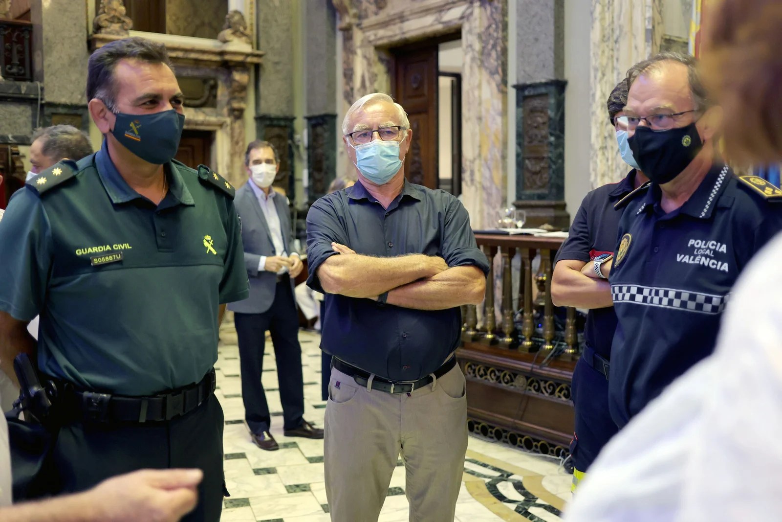 El alcalde Ribó hace un llamamiento a disfrutar de los actos falleros “desde la responsabilidad y el cumplimiento de las normas de seguridad” 3 Momentos previos de la Junta Local de Protección Civil