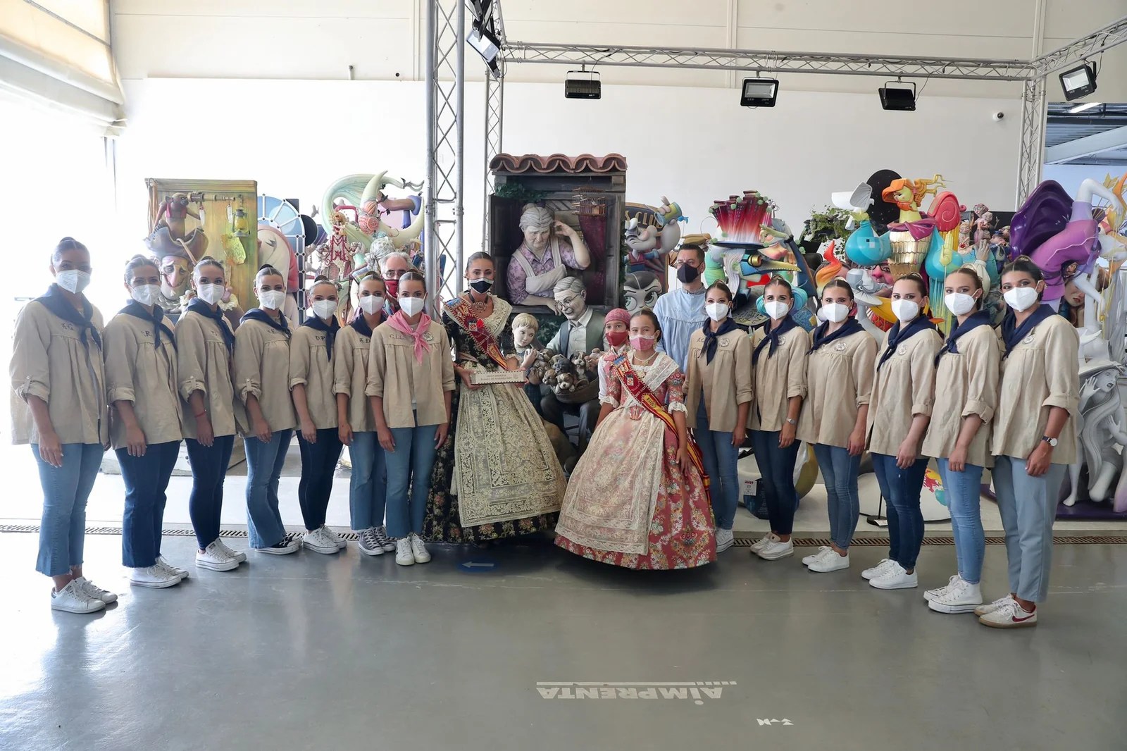 La Falla Almirante Cadarso revalida un histórico doblete consiguiendo el Ninot Indultat 2021