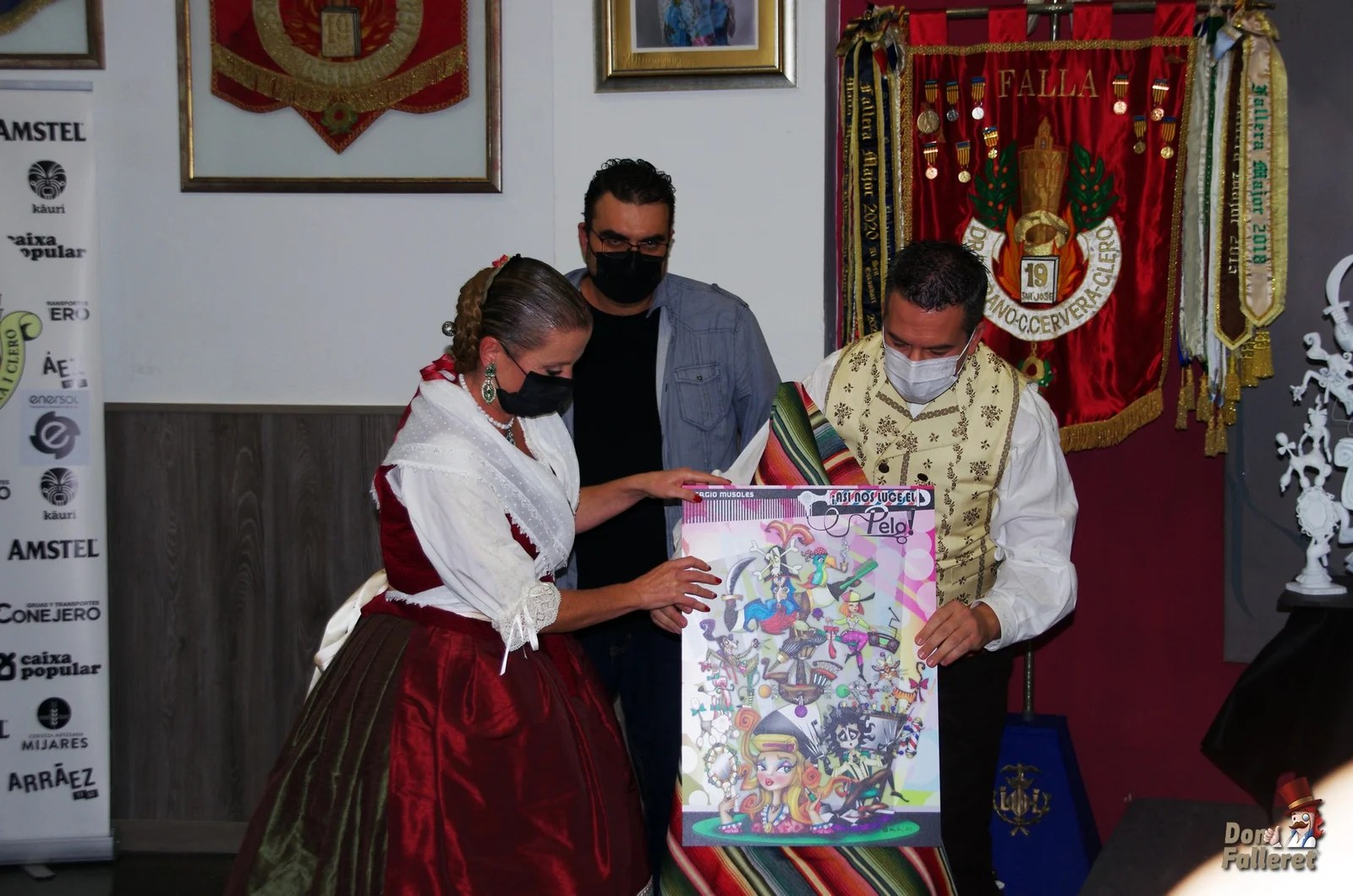 Javier Sanz: " Nos llamamos falleros porque plantamos Fallas" 11 Bocetos Falla Clero 2022 5 Don Falleret