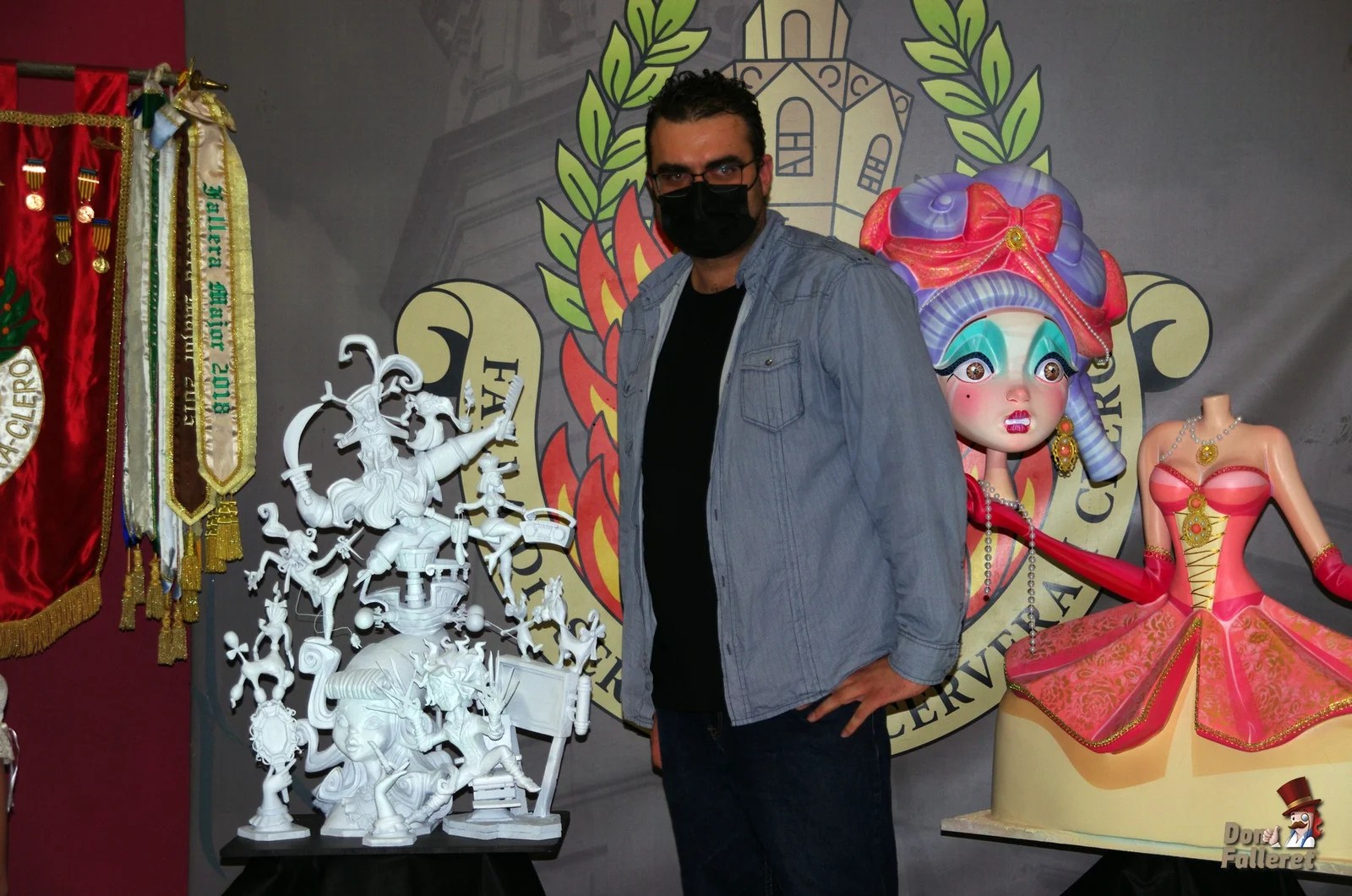 Javier Sanz: " Nos llamamos falleros porque plantamos Fallas" 1 Bocetos Falla Clero 2022 6 Don Falleret