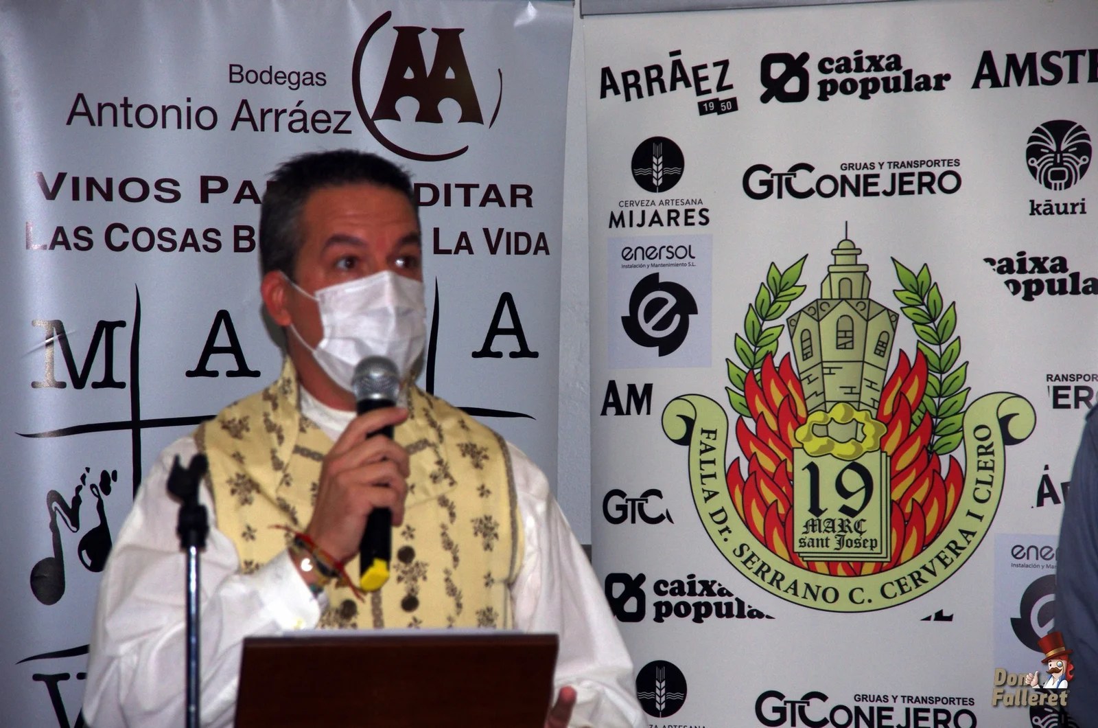 Javier Sanz: " Nos llamamos falleros porque plantamos Fallas" 5 Bocetos Falla Clero 2022 7 Don Falleret