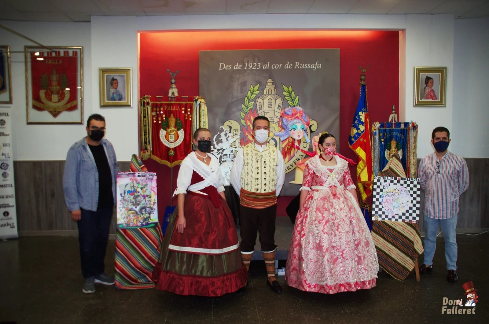 Javier Sanz: " Nos llamamos falleros porque plantamos Fallas" 14 Bocetos Falla Clero 2022 8 Don Falleret