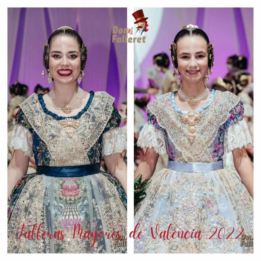 Carmen Martín Carbonell y Nerea López Maestre elegidas Falleras Mayores de València 2022 3 Falleras Mayores de Valencia 2022