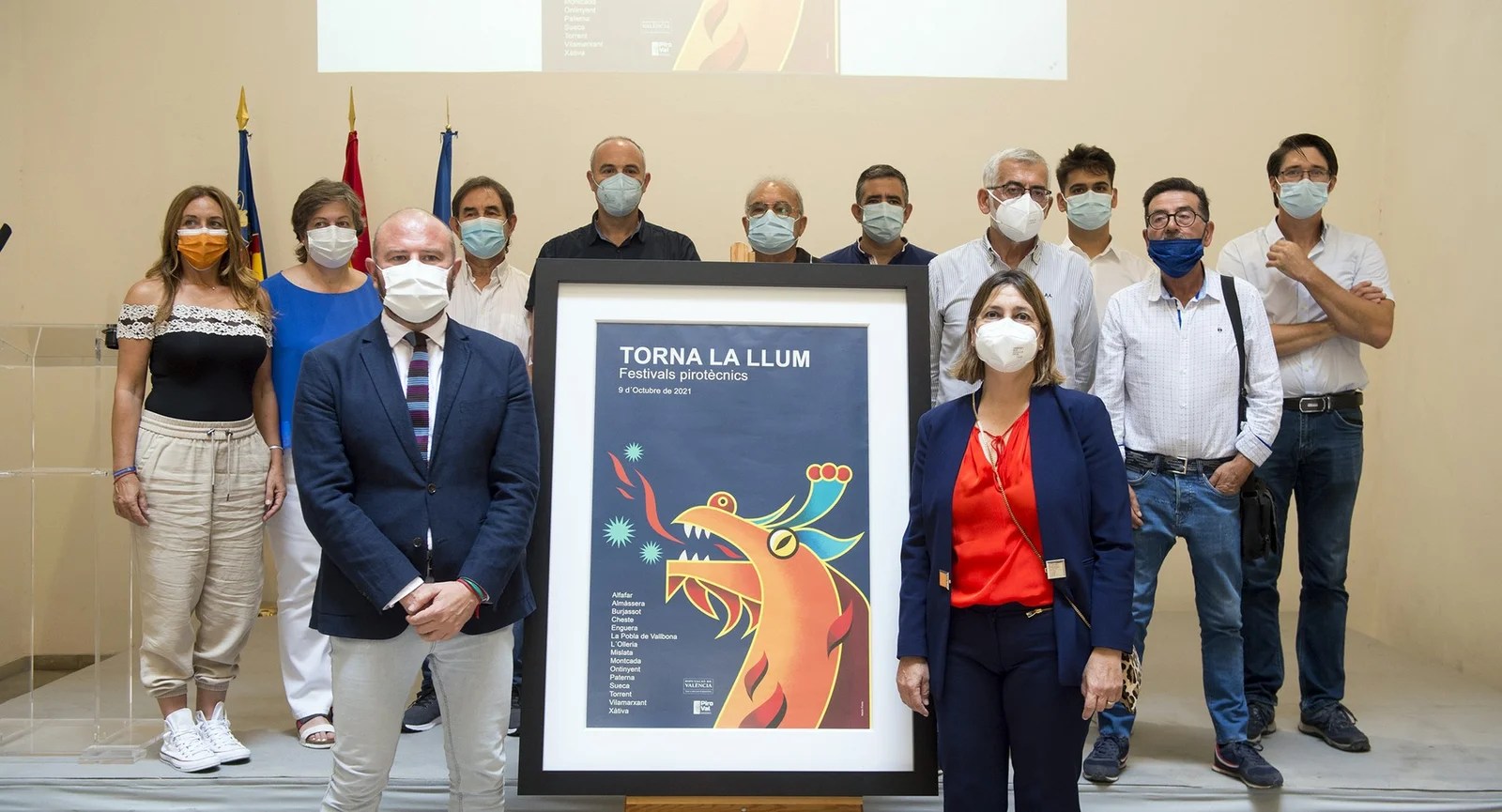 La Diputació i Piroval oferiran espectacles pirotècnics en 15 municipis en la festa del 9 d’Octubre 1 II Torna la llum foto Abulaila 4