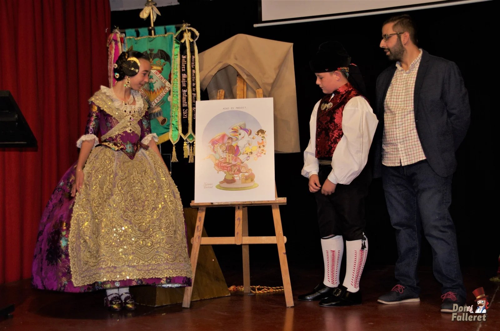 La Falla Joaquín Navarro-Carrícola presentó los bocetos de las Fallas 2022 3 1