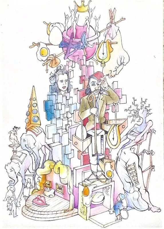 Bocetos y Maquetas de las comisiones falleras pertenecientes a la Federación Fallas 1ªA para 2022 3 252613880 1961713200657587 167159821001500861 n