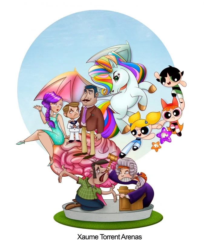 La Falla Joaquín Navarro-Carrícola presentó los bocetos de las Fallas 2022 2 Boceto Falla infantil Carricola 2022 674x800 1