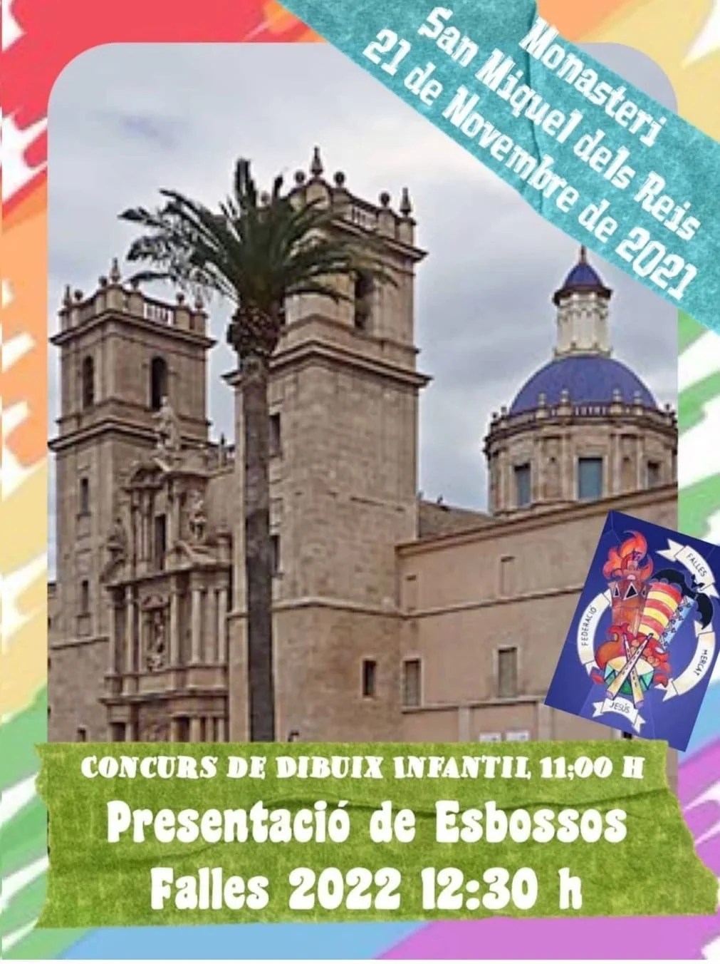 Concurs de Dibuix Infantil i Presentació d’Esbossos Falles 2022 de la Federació Agrupació de Falles Mercat de Jesús