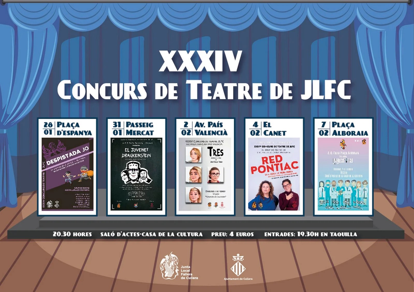 XXXIV Concurs de Teatre organitzat per la Junta Local Fallera de Cullera