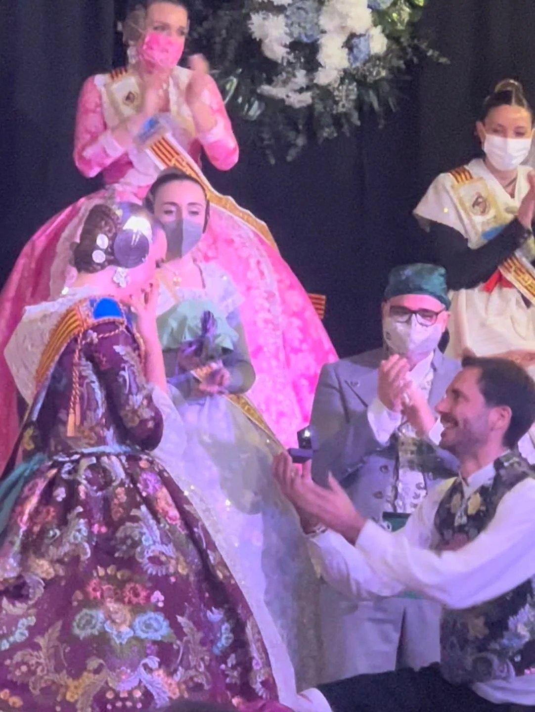 Y dio el ¡Sí, quiero! en su exaltación como Fallera Mayor 5 273822154 5126182957406054 8448305443651534201 n