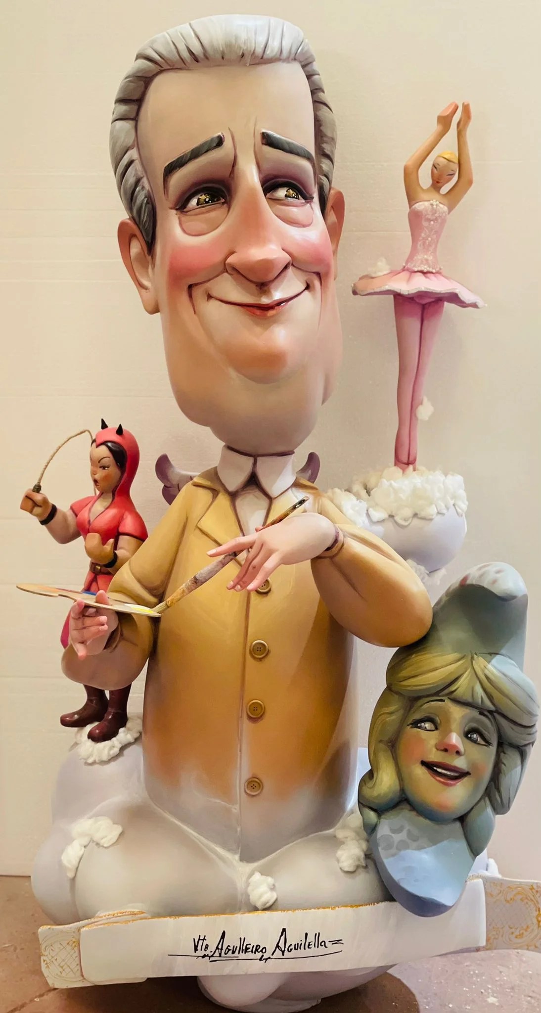 La falla Mendizábal de Burjassot homenajeará al artista Vicente Agulleiro en la #ExpoNinot22