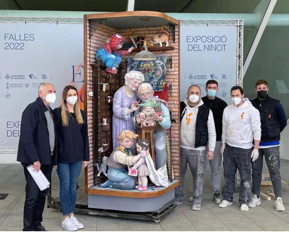 El Ninot de la Falla L'Antiga de Campanar elegido Ninot Indultat de las Fallas de València 2022 1 272932924 4780394182081465 7846358255071028334 n