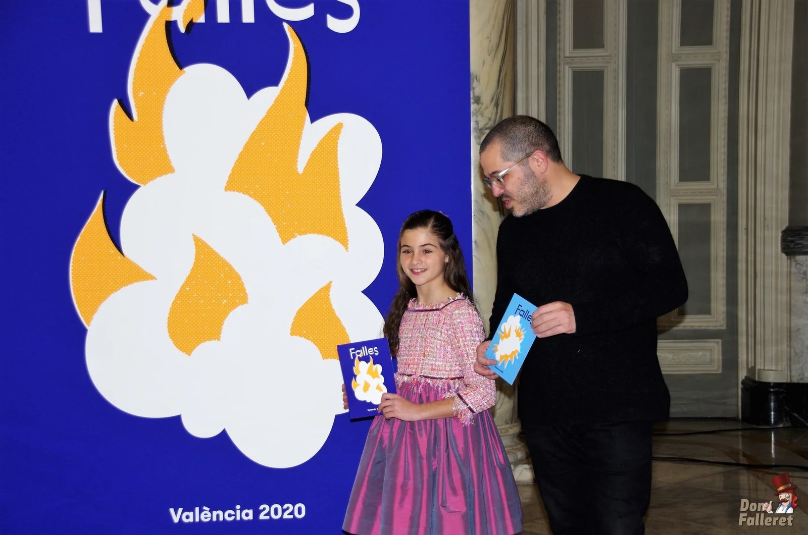 El cartel de las Fallas 2020 del diseñador Dídac Ballester galardonado en los Premios de diseño de la ADCV