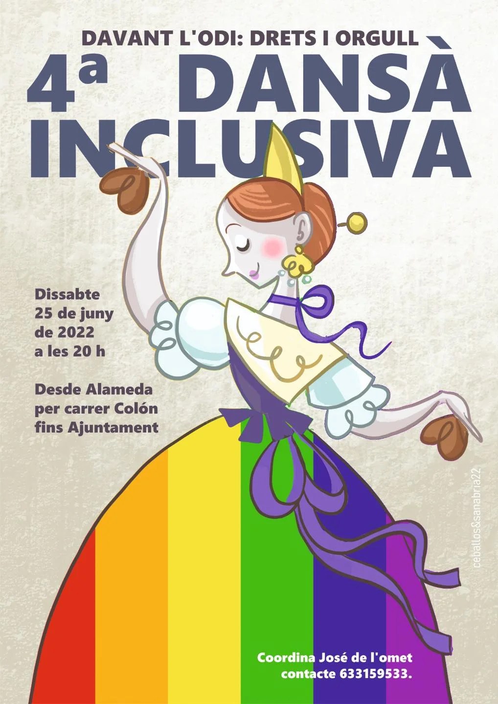 Convocada la 4ª Dansà Inclusiva con motivo del Orgullo LGTB+ de València 2022