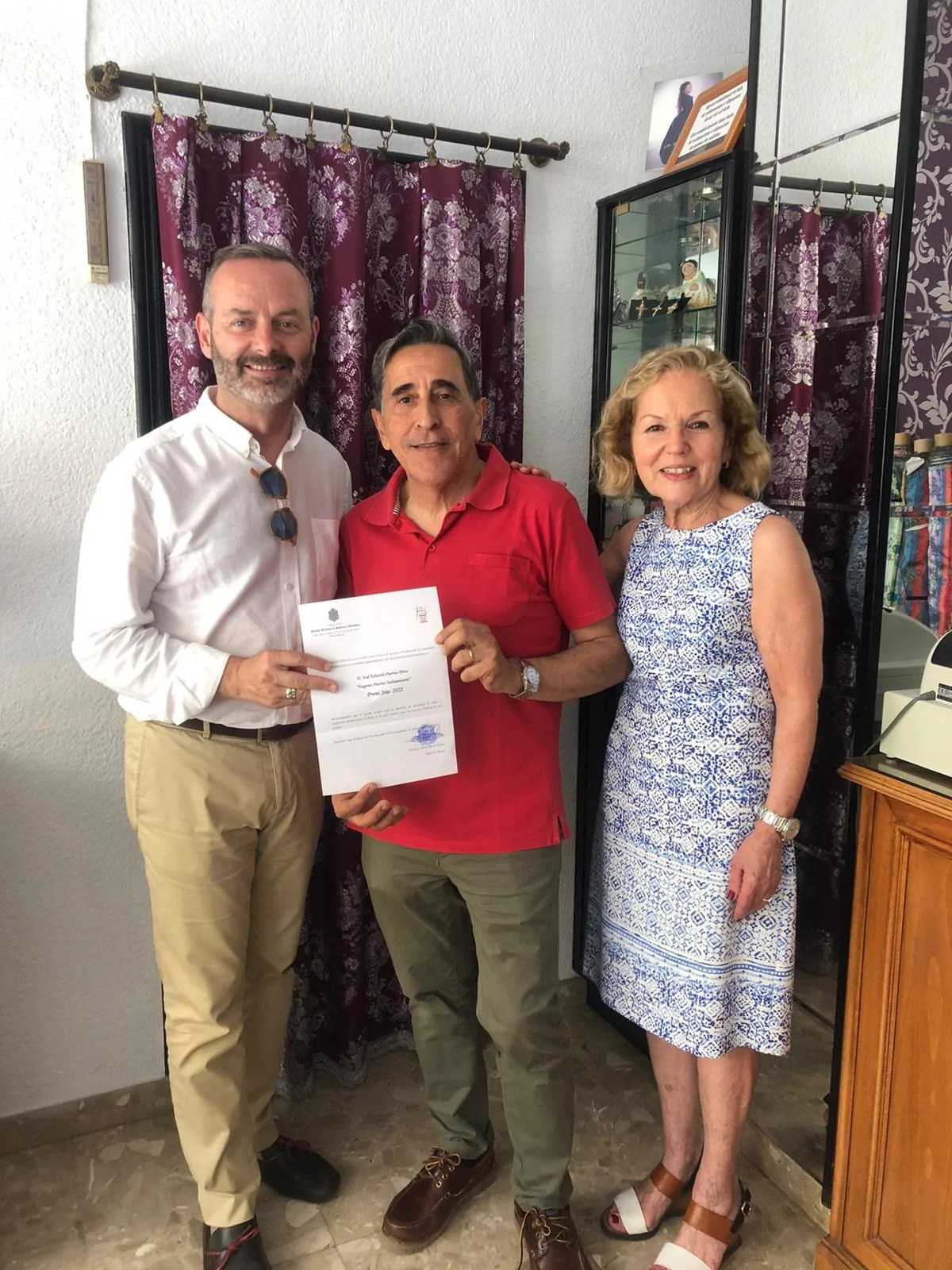 Eduardo Puertes galardonado con el Premio Joia 2022