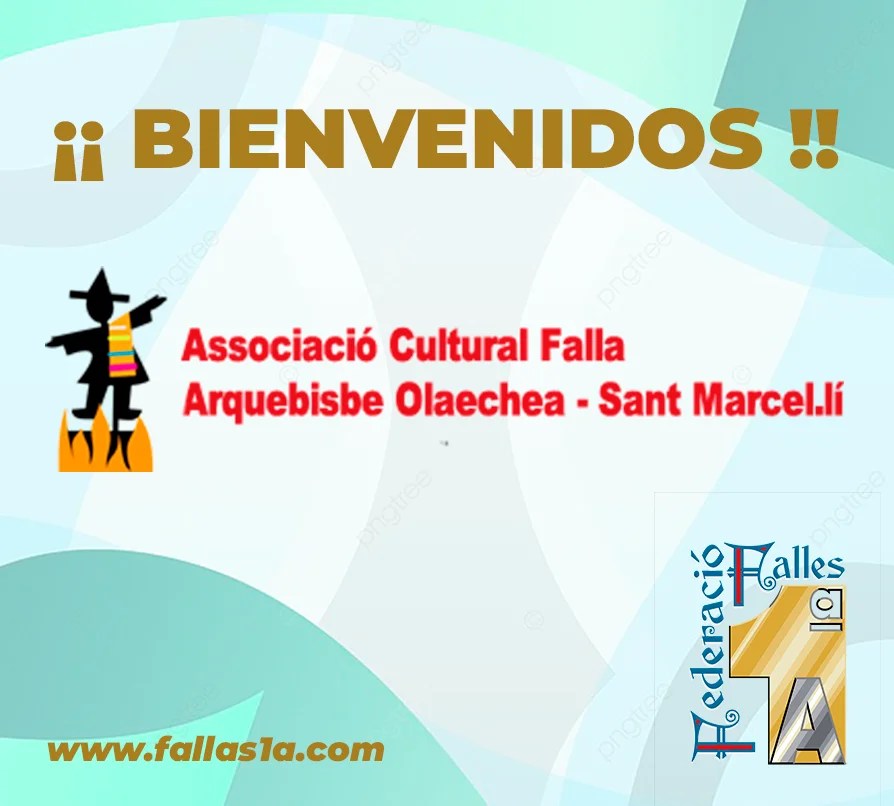 La Falla San Marcelino se une a la Federación de Fallas de 1ªA 1 BIENVENIDA SAN MARCELINO