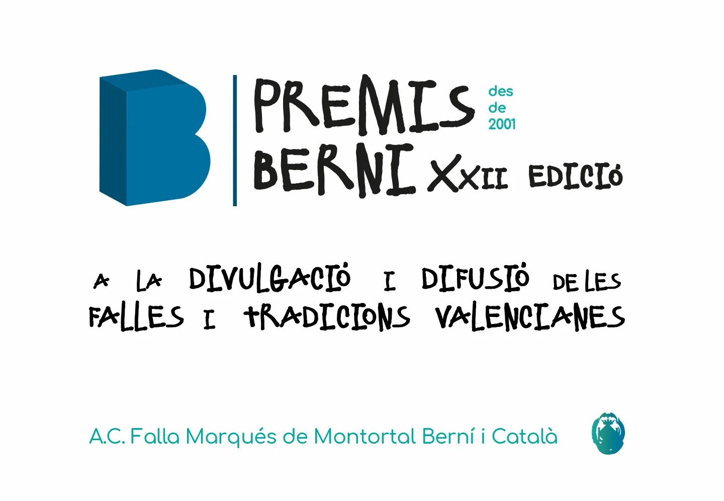 La Falla Marqués de Montortal – Berní i Català anuncia el guardonat dels XXII Premis Berni