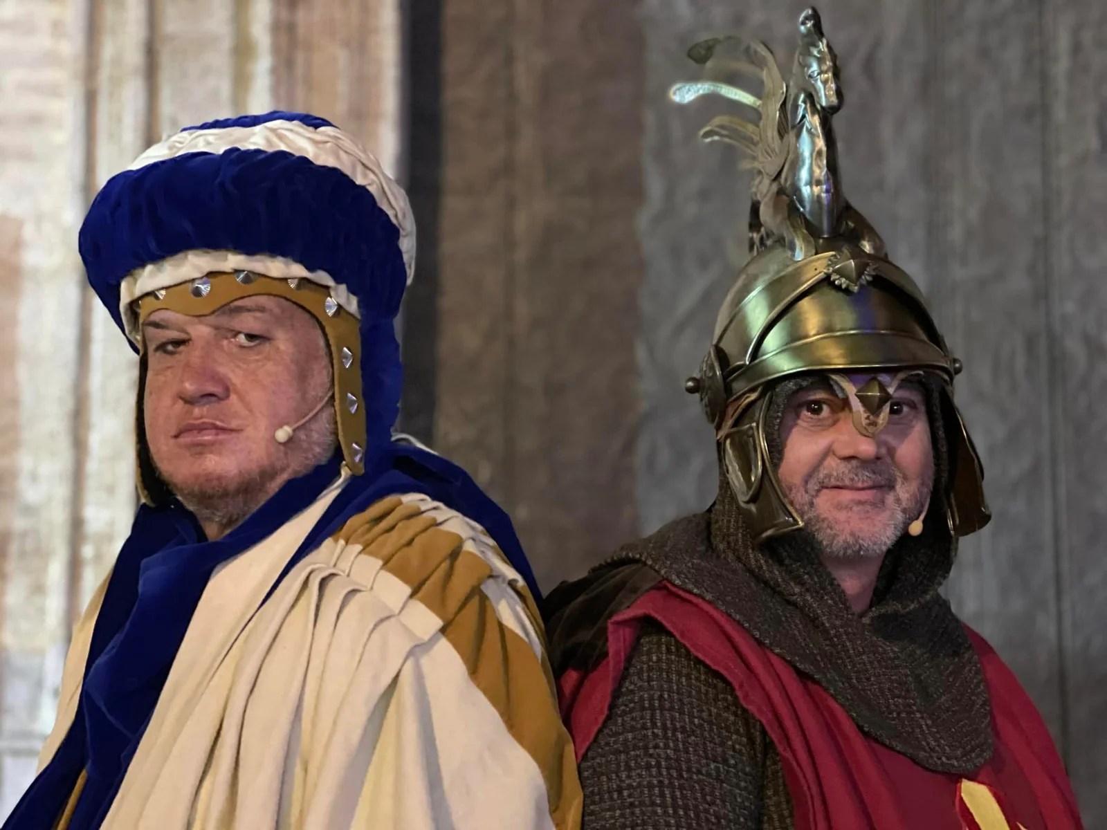Amadeo Sánchez y Guillermo Serrano en una foto de la Agrupación de Fallas de Ruzafa