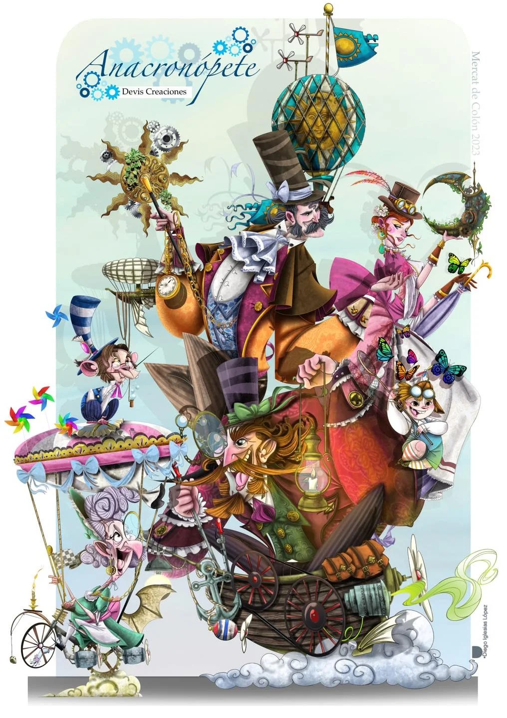 La Falla del Mercado de Colón presenta sus Fallas del Centenario 8 311412441 608941954089766 7420601718472895467 n