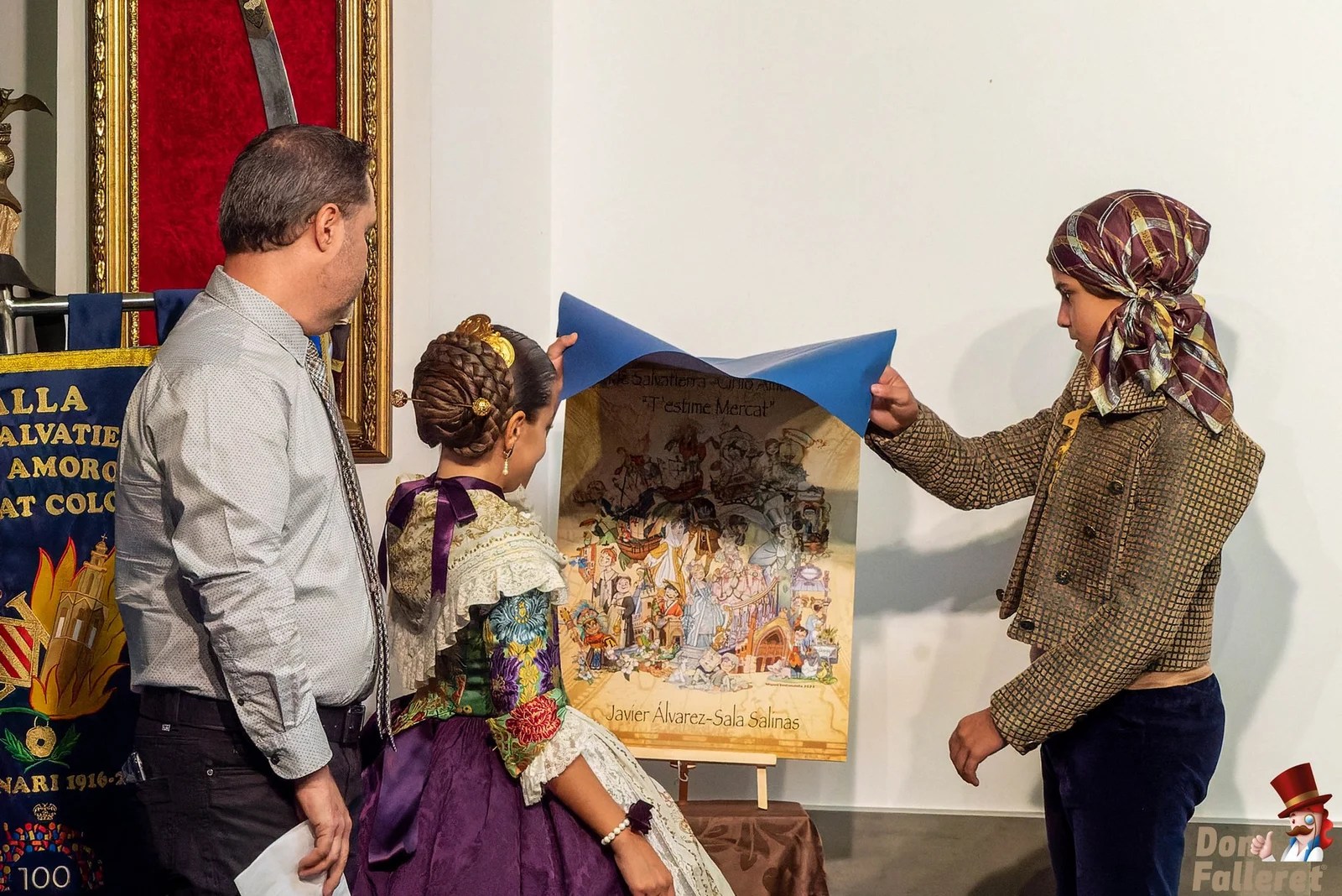 La Falla del Mercado de Colón presenta sus Fallas del Centenario 6 BocetoCondeSalvatierra 24