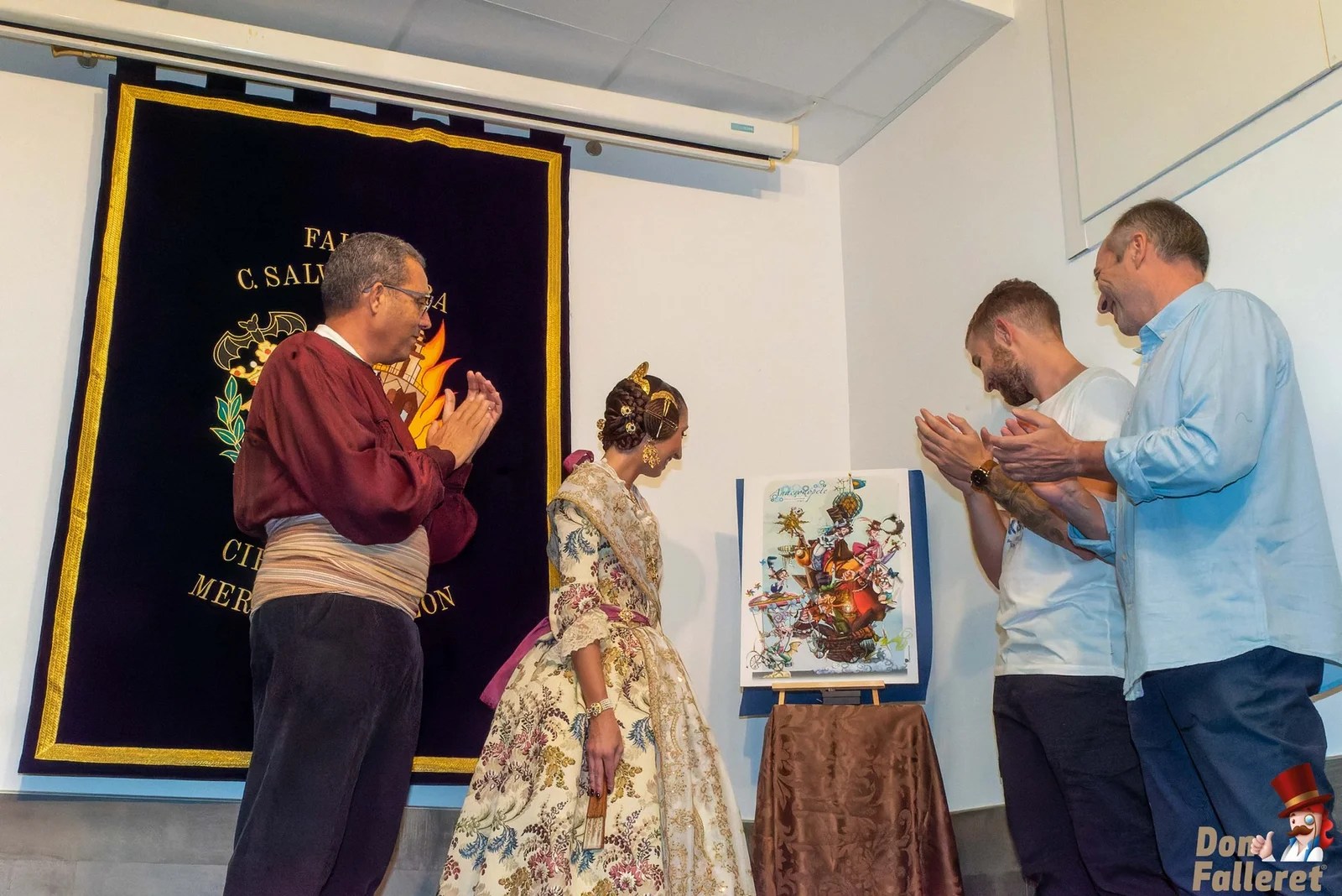 La Falla del Mercado de Colón presenta sus Fallas del Centenario 11 BocetoCondeSalvatierra 36
