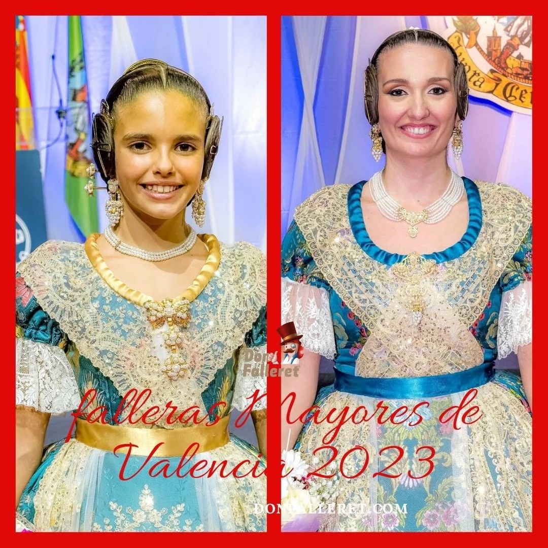 Laura Mengó Hernández y Paula Nieto Medina nombradas Falleras Mayores de València 2023