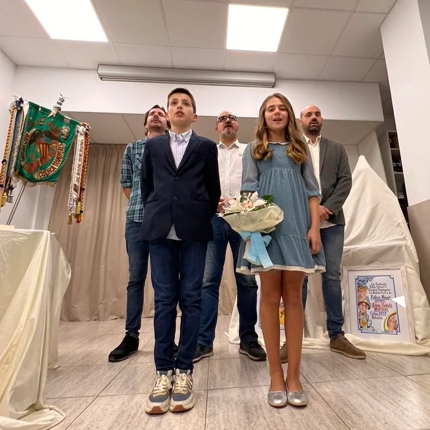 La comisión fallera Cuenca Tramoyeres - La Guardia Civil proclama a sus Representantes Infantiles #Fallas2023 2 313033442 5892825414075134 260940576533200618 n