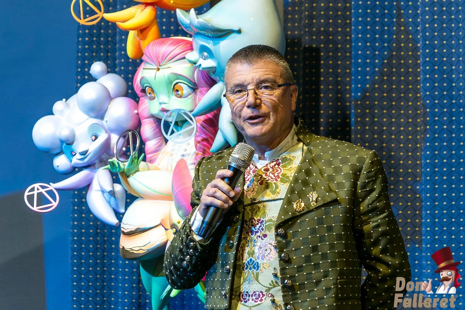 César Rivero, presidente de la Falla Gayano Lluch