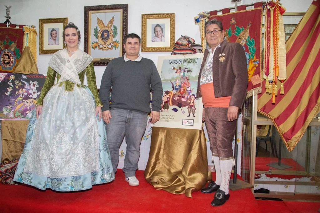La comisión fallera de la Plaza de Lope de Vega desvela sus #Fallas2023 2 BocetosLdV002