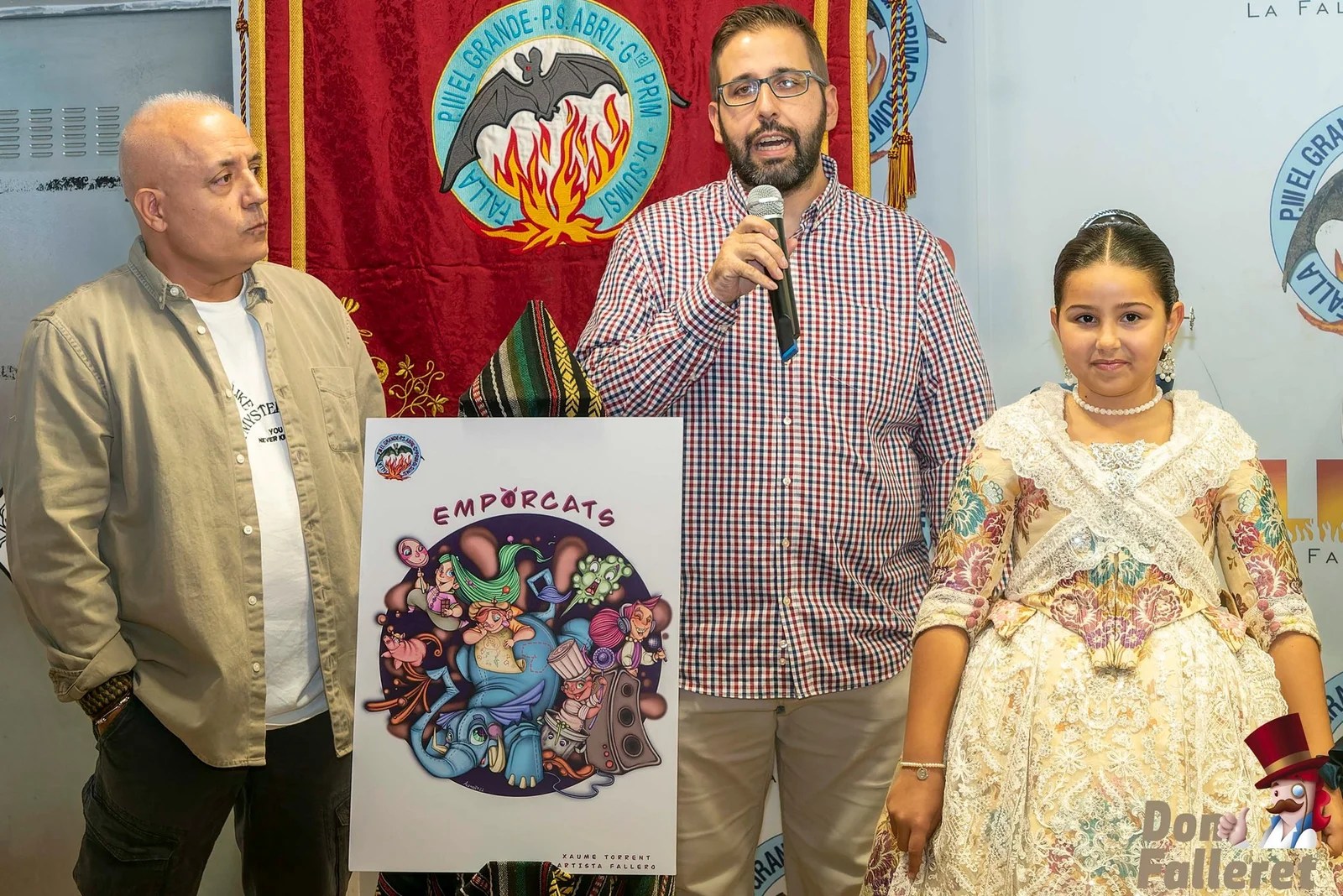 Joserra Lisarde y Xaume Torrent se estrenan en la Falla de Pere #Fallas2023 8 FallaDePere 18